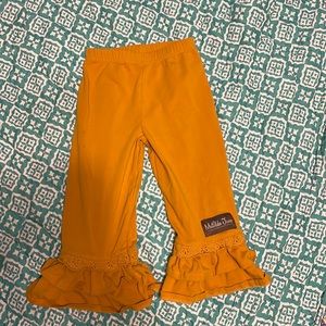 Gently Used Matilda Jane Size 4 Wide Leg Ruffle Bell Bottom Pants